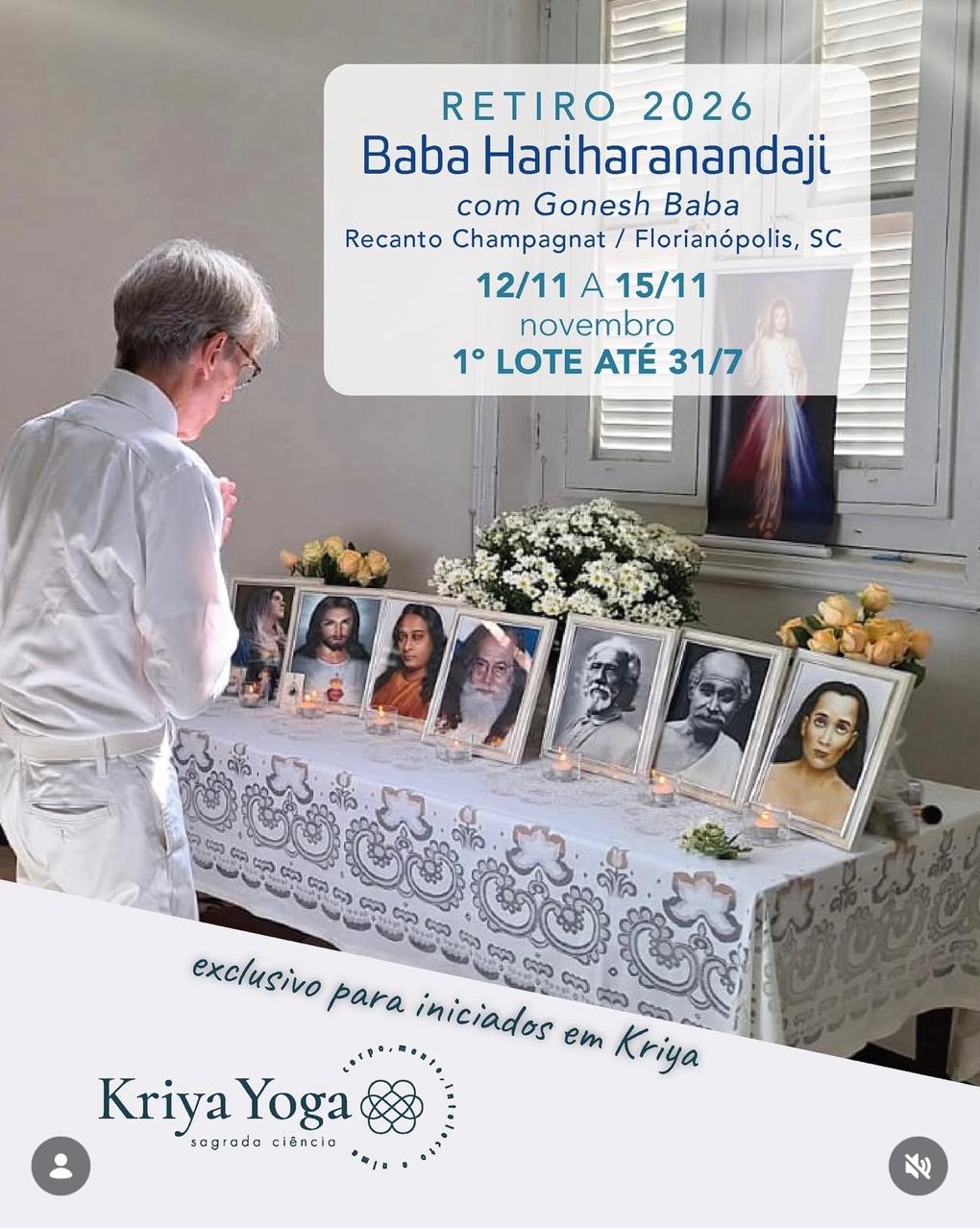 Retiro em Kriya Yoga